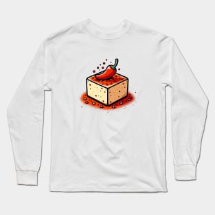 Tofu Plant Based Japan Vintage Japanese Since Established Food Long Sleeve T-Shirt